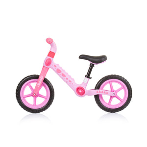 Chipolino dječji bicikl bez pedala Dino - pink