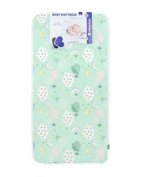 Kikka boo madrac Fantasia 60x120x7cm Clouds - Mint