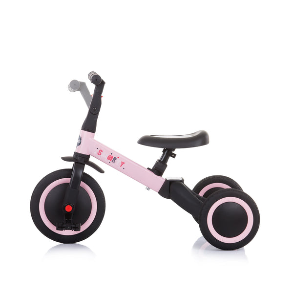 Chipolino dječji tricikl balance Smarty 2u1 - Light Pink