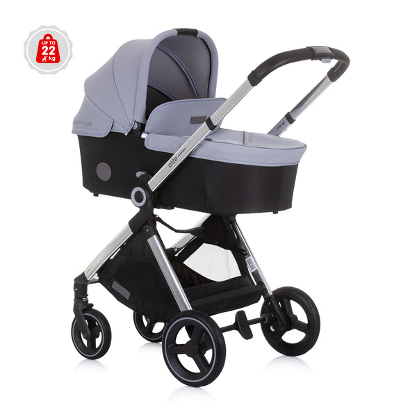 Chipolino 3u1 dječja kolica Elite - Graphite
