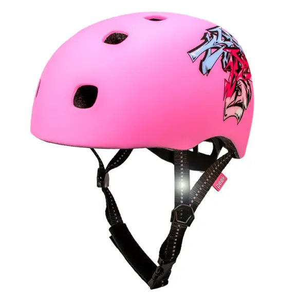 CrazySafety dječja kaciga RAMP - Pink Graffiti S/M - (52/56cm)