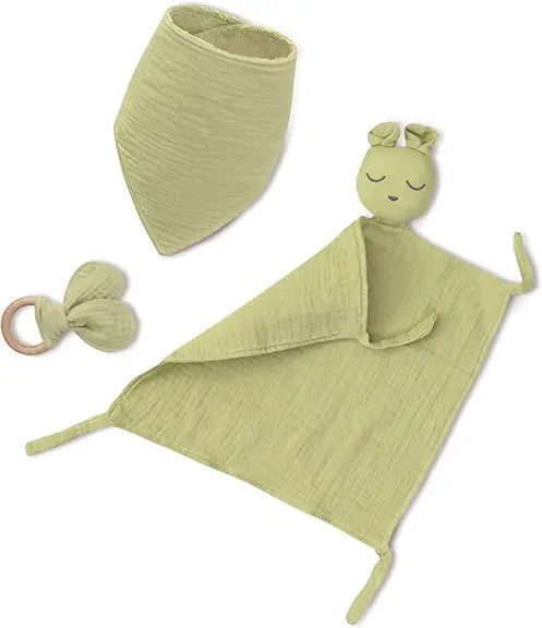 InterBaby set za bebe Muslin Olive Green