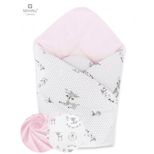 MimiNu jastuk dekica za nošenje novorođenčeta - Jelen Pink