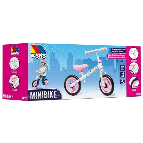 Molto bicikl bez pedala Minibike - pink