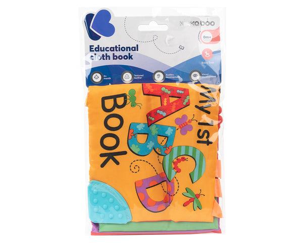 Kikka Boo edukativna platnena knjiga sa grickalicom - ABC