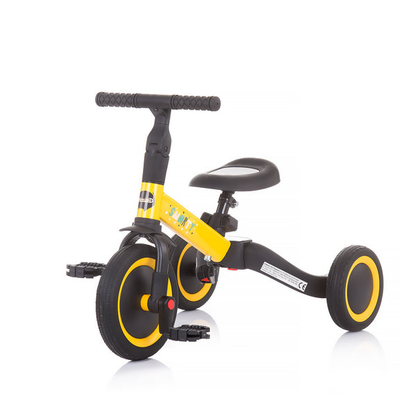 Chipolino dječji tricikl balance Smarty 2u1 - Yellow