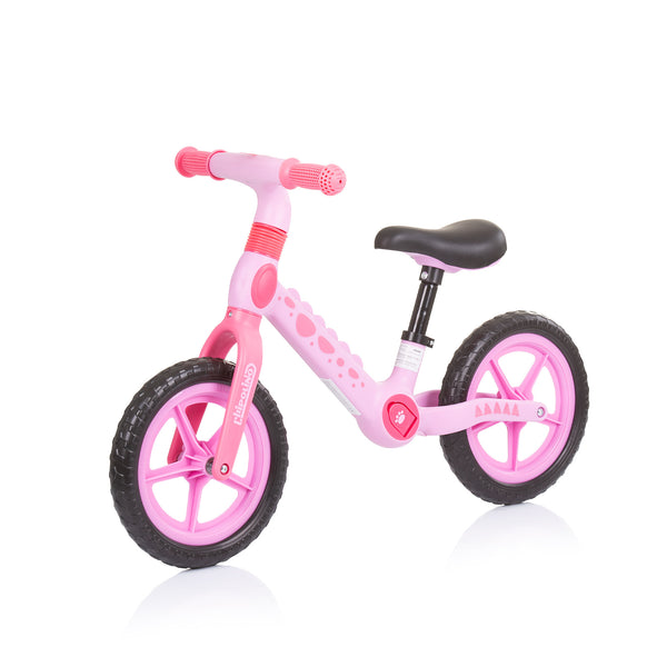 Chipolino dječji bicikl bez pedala Dino - pink