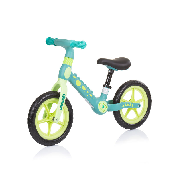 Chipolino dječji bicikl bez pedala Dino blue-green