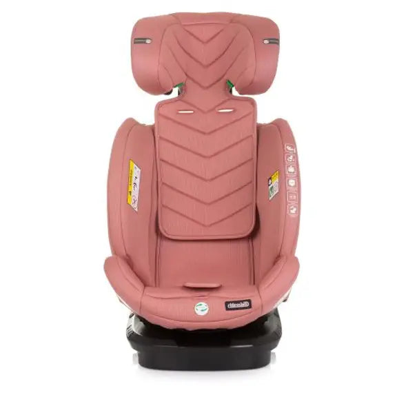 Chipolino autosjedalica I-SIZE 40-150 cm ISOFIX 360 "VOLARE" flamingo