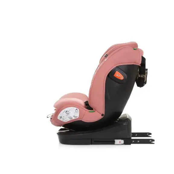 Chipolino autosjedalica I-SIZE 40-150 cm ISOFIX 360 "VOLARE" flamingo