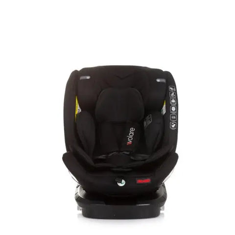 Chipolino autosjedalica I-SIZE 40-150 cm ISOFIX 360 "VOLARE" obsidian