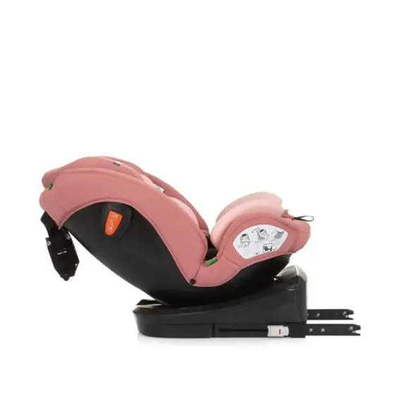 Chipolino autosjedalica I-SIZE 40-150 cm ISOFIX 360 "VOLARE" flamingo