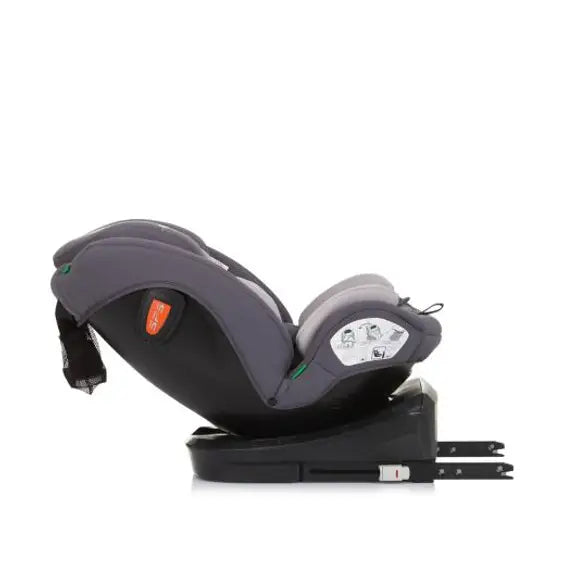 Chipolino autosjedalica I-SIZE 40-150 cm ISOFIX 360 "VOLARE" granite