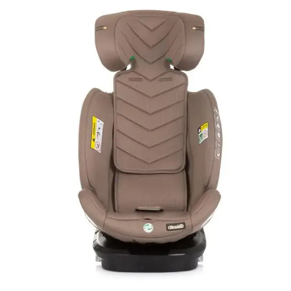 Chipolino autosjedalica I-SIZE 40-150 cm ISOFIX 360 "VOLARE" macadamia