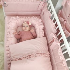MimiNu gnijezdo za bebe Royal - Powder Pink