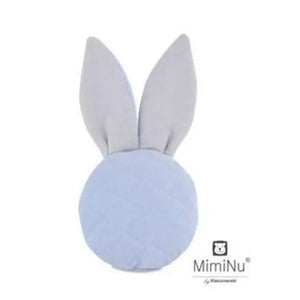 MimiNu tješilica/zvečka Mini Bunny blue