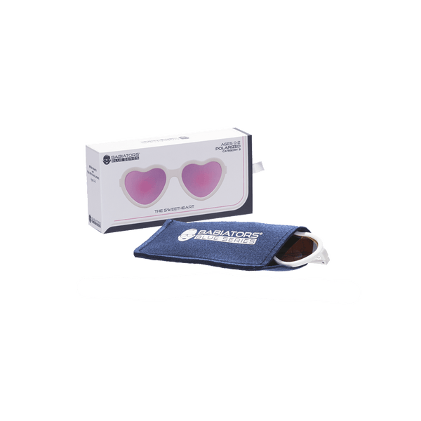Babiators dječje sunčane naočale - Sweetheart bijelo/ljubičaste, 3-5 godina - Babiators