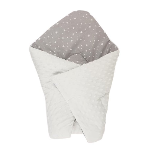 Jastuk za nošenje bebe, sa bijelim flisom - Bijele zvjezdice