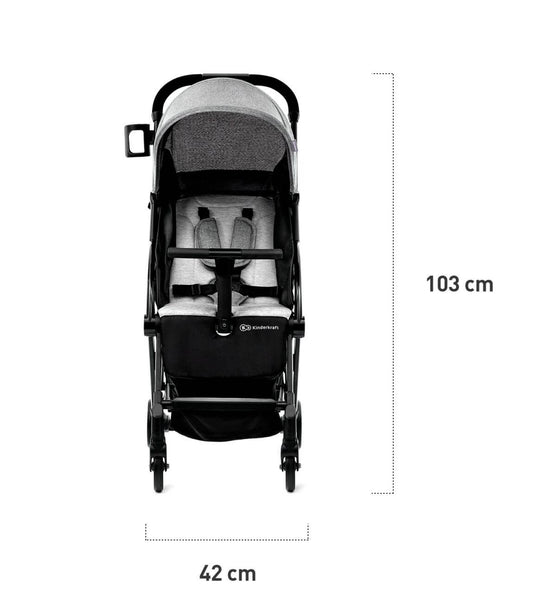 Kinderkraft dječja kolica Pilot - siva - Sve za bebu