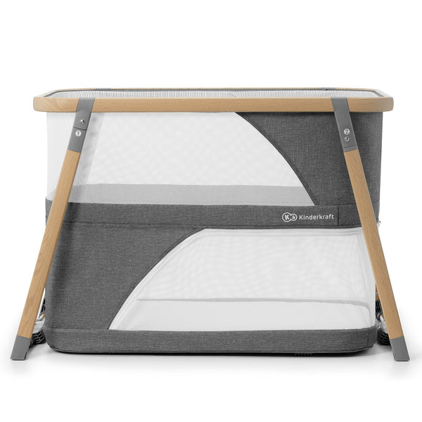 Kinderkraft prijenosni krevetić 4u1 Sofi - sivi - Sve za bebu