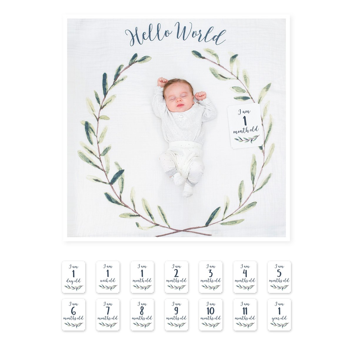 Lulujo baby set za fotografiranje "Hello World" - Sve za bebu
