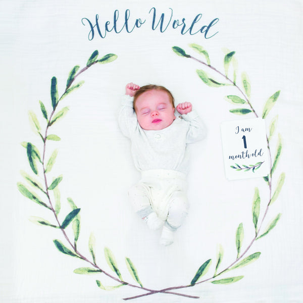 Lulujo baby set za fotografiranje "Hello World" - Sve za bebu