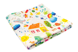 Pamučna premium dvoslojna dekica 100x80cm - Crtež