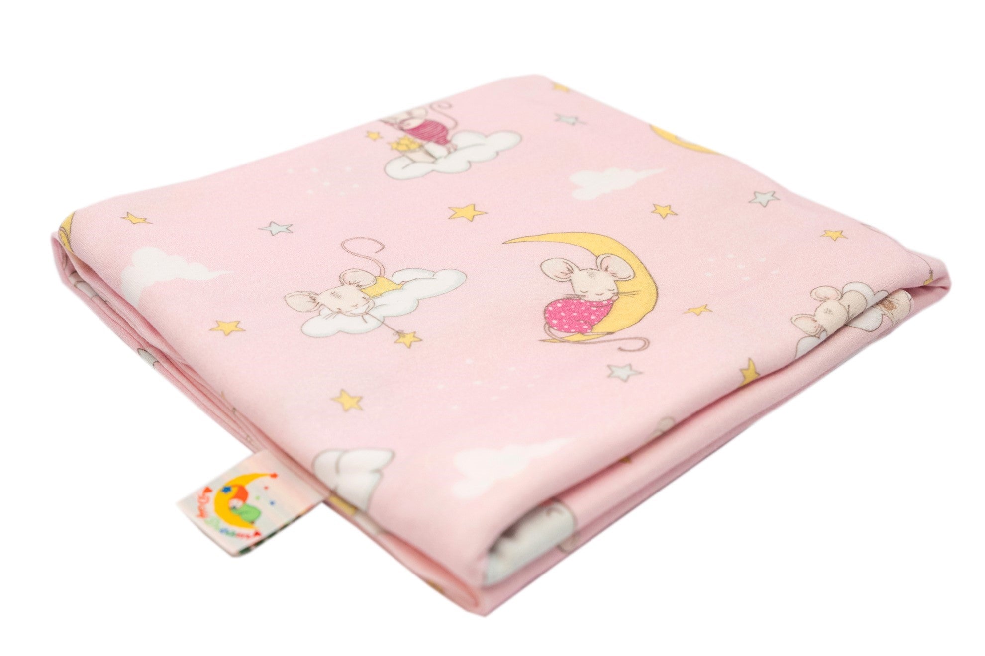 Pamučna premium dvoslojna dekica 100x80cm - Ružičasti snovi male mišice
