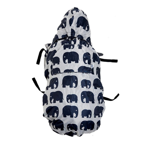 Pokrivalo za nosiljku za kišu - slonovi - BundleBean