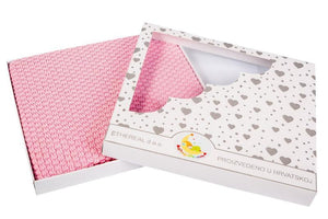 Bambus pletena dekica - roza - Sold out