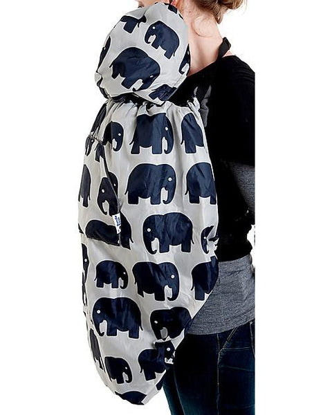 Pokrivalo za nosiljku za zimu i kišu - slonovi - BundleBean